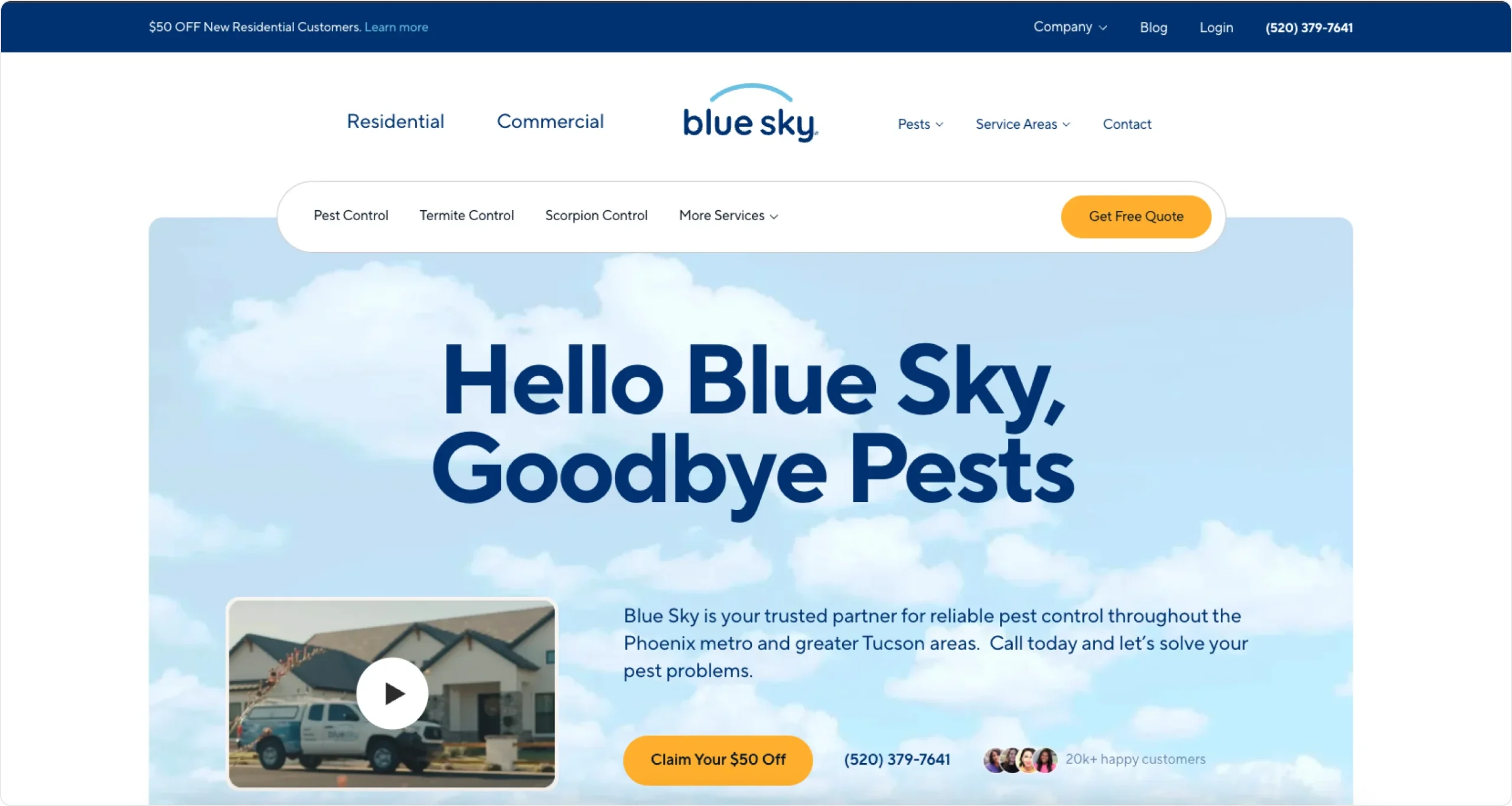 Blue Sky Pest Control