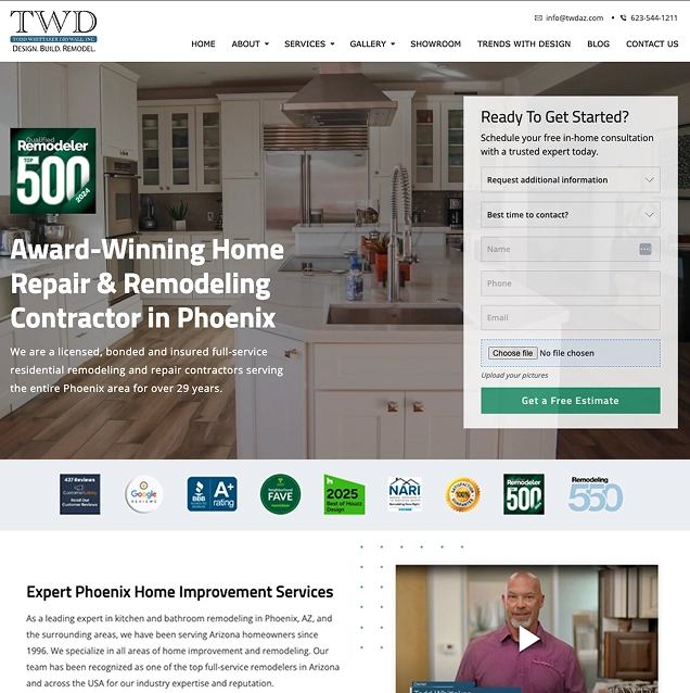 Todd Whittaker Drywall website design by HireAWiz Orlando Todd Whittaker Drywall website design by HireAWiz Orlando