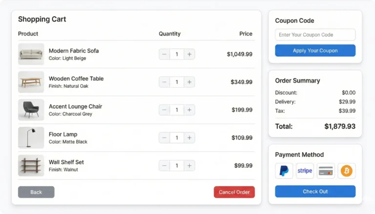 Seamless Shopping Cart