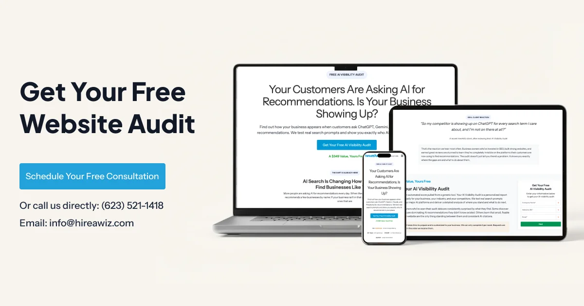Get Your Free Website Audit